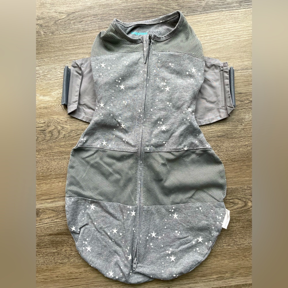 RESERVED FOR NATBEV small gray Snoo sack
